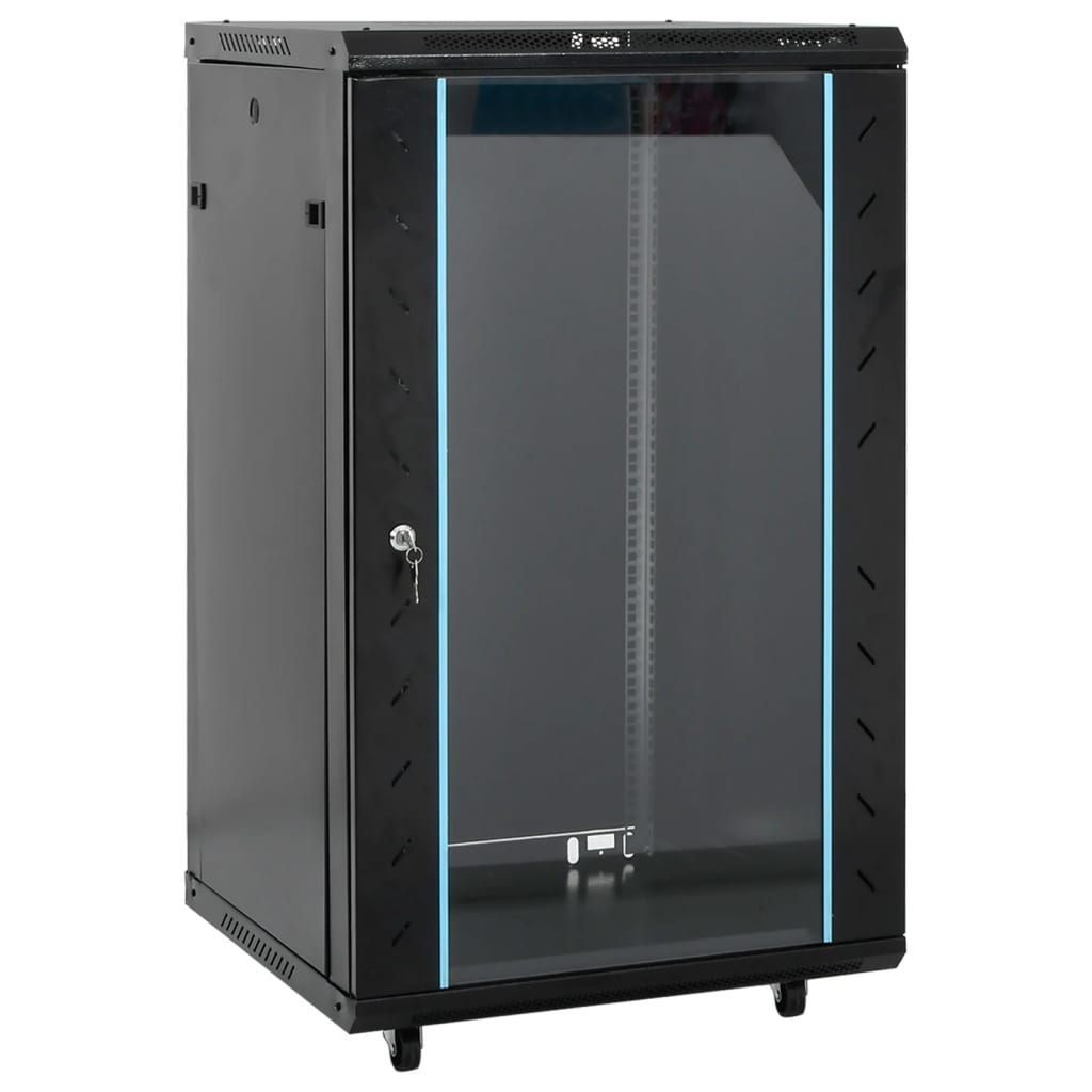 18U Network Cabinet on Wheels 19" IP20 60x