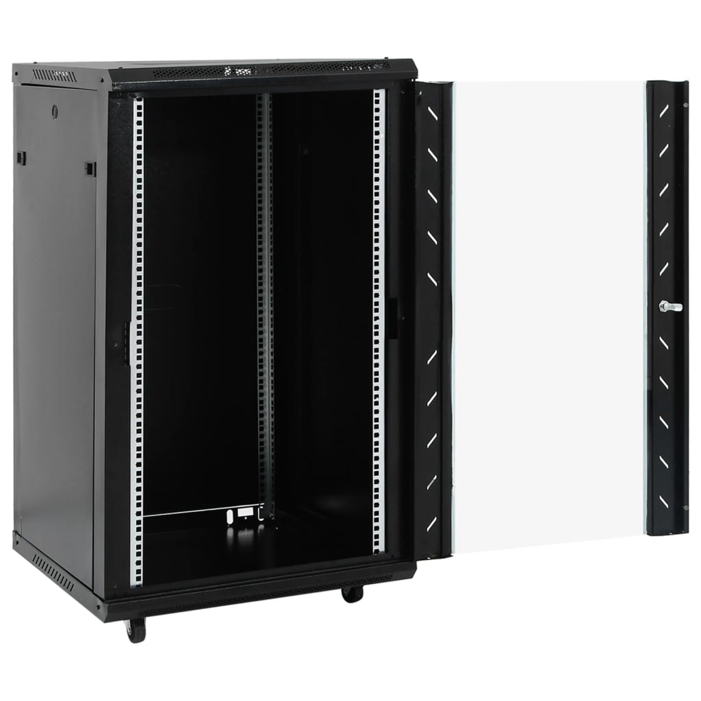 18U Network Cabinet on Wheels 19" IP20 60x