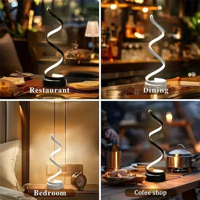 Twisted LED Lights For Bedrooms And Living Rooms, Decorative Lights, Popular Photo Backdrops And Atmosphere Props