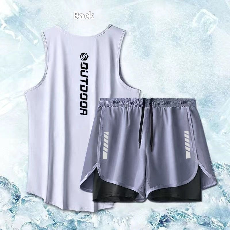 Fitness Vest Sports Suit Basketball Running Outdoor
