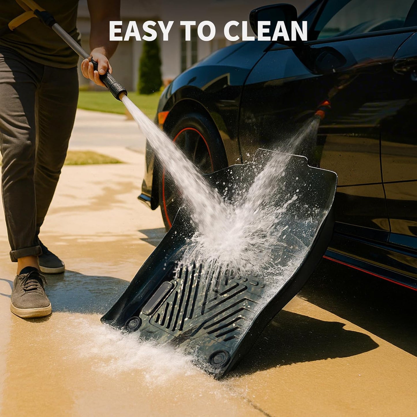 Floor Mats Fit For 2018-2023 Mazda CX-5, TPE All Weather Custom Fit Floor Liners For Mazda CX5, 1st & 2nd Row Car Mats Accessories, Black